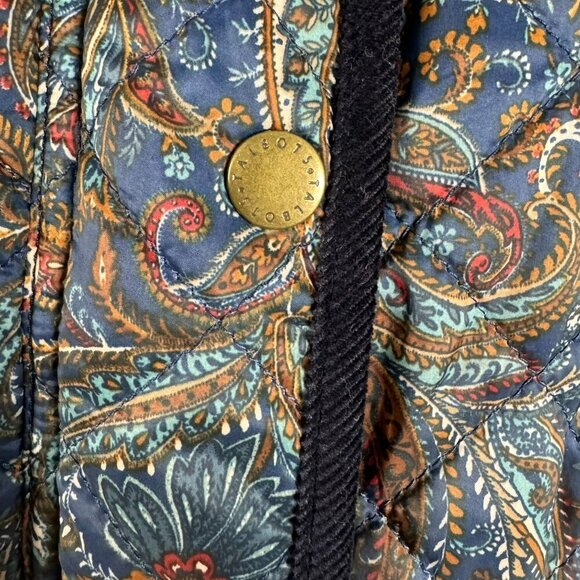 Talbots Paisley Quilted Jacket Womens Medium Multicolored Polyester CJ-1848 - Picture 6 of 9